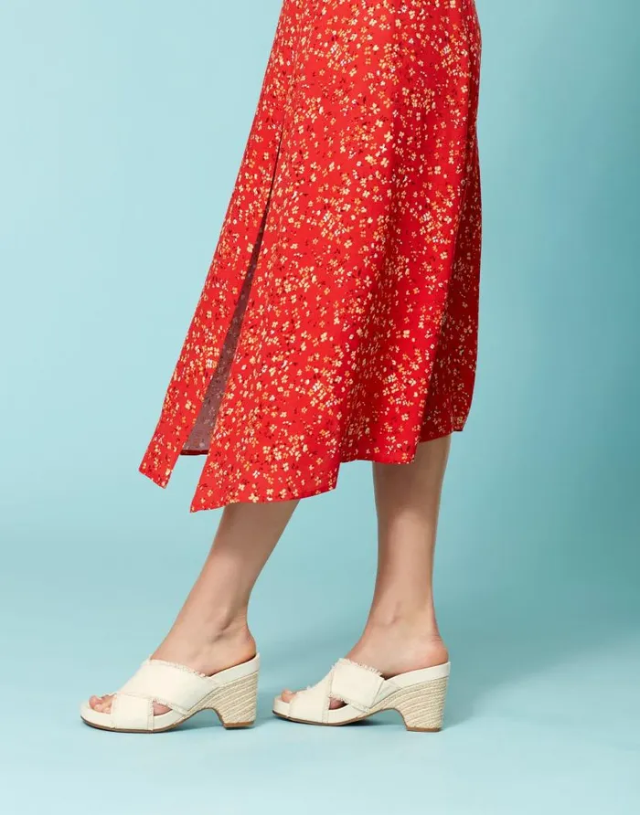 Aerosoles Comfortable Women039s Crisscross Footbed Wedge Sandal In Cream Canvas Fabric Canvas Fabric Cream Canvas Fabric Women Dress