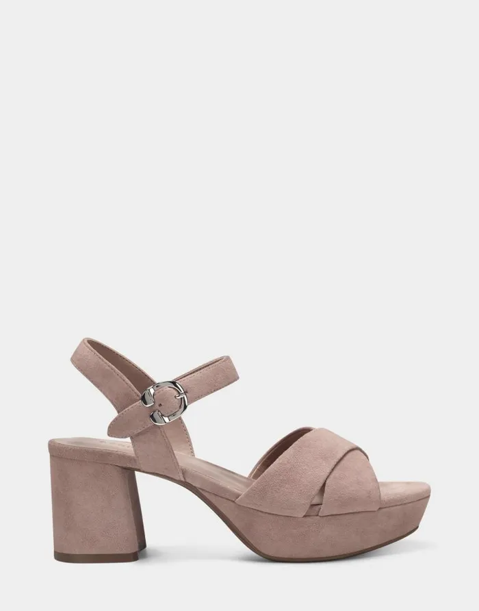 Aerosoles Comfortable Women039s Crisscross Platform Sandal In Blush Suede Blush Suede Women Platforms Aerosoles Comfortable Women039s Crisscross Platform Sandal In Blush Suede Blush Suede Women Platforms