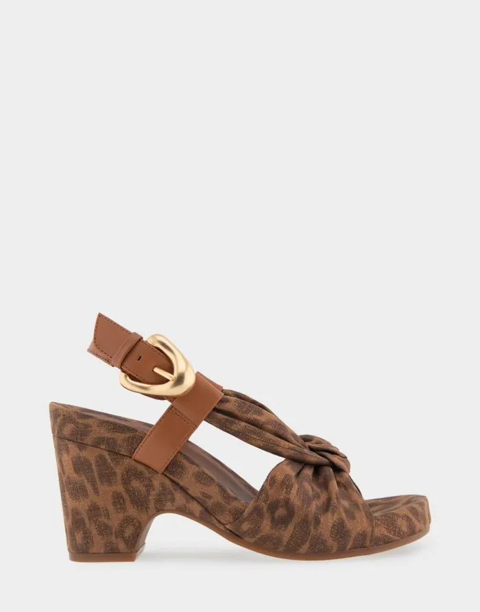 Aerosoles Comfortable Women039s Knotted Buckled Footbed Wedge Sandal In Leopard Metallic Fabric Leopard Metallic Fabric Women Wedges Aerosoles Comfortable Women039s Knotted Buckled Footbed Wedge Sandal In Leopard Metallic Fabric Leopard Metallic Fabric Women Wedges