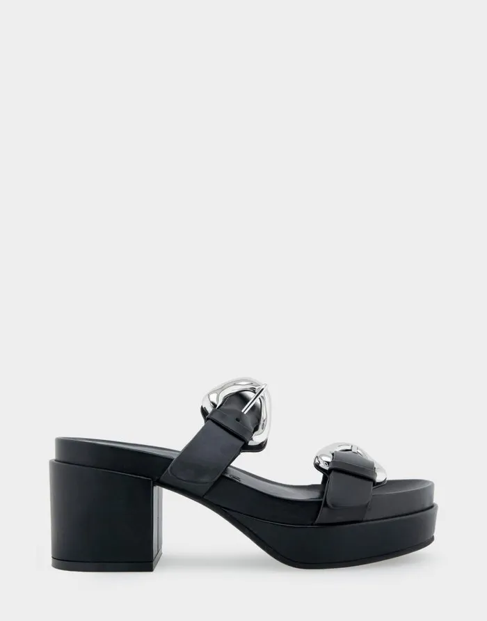 Aerosoles Comfortable Women039s Molded Footbed Platform Slide Sandal In Black Leather Black Leather Women Platforms Aerosoles Comfortable Women039s Molded Footbed Platform Slide Sandal In Black Leather Black Leather Women Platforms