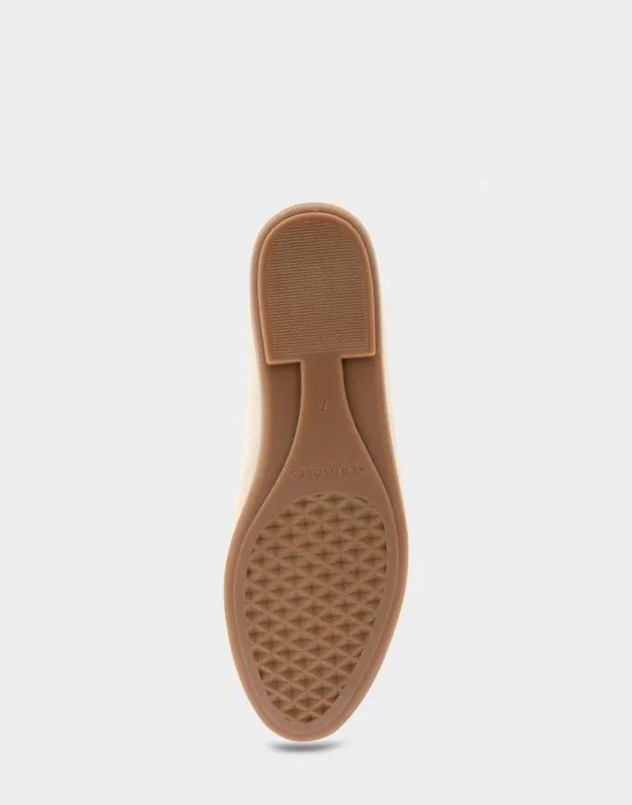 Aerosoles Comfortable Women039s Woven Plug Loafer In Natural Canvas Fabric Faux Leather Natural Canvas Fabric Women Wide Width Flats