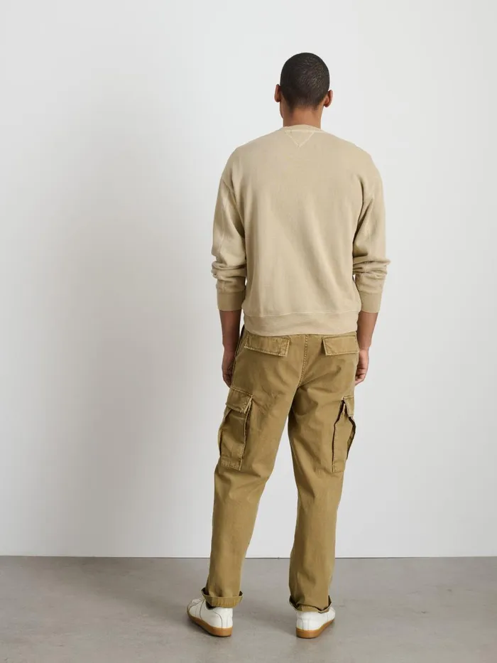 Alex Mill Pants Men Garment Dyed Cargo Pant In Canvas Khaki