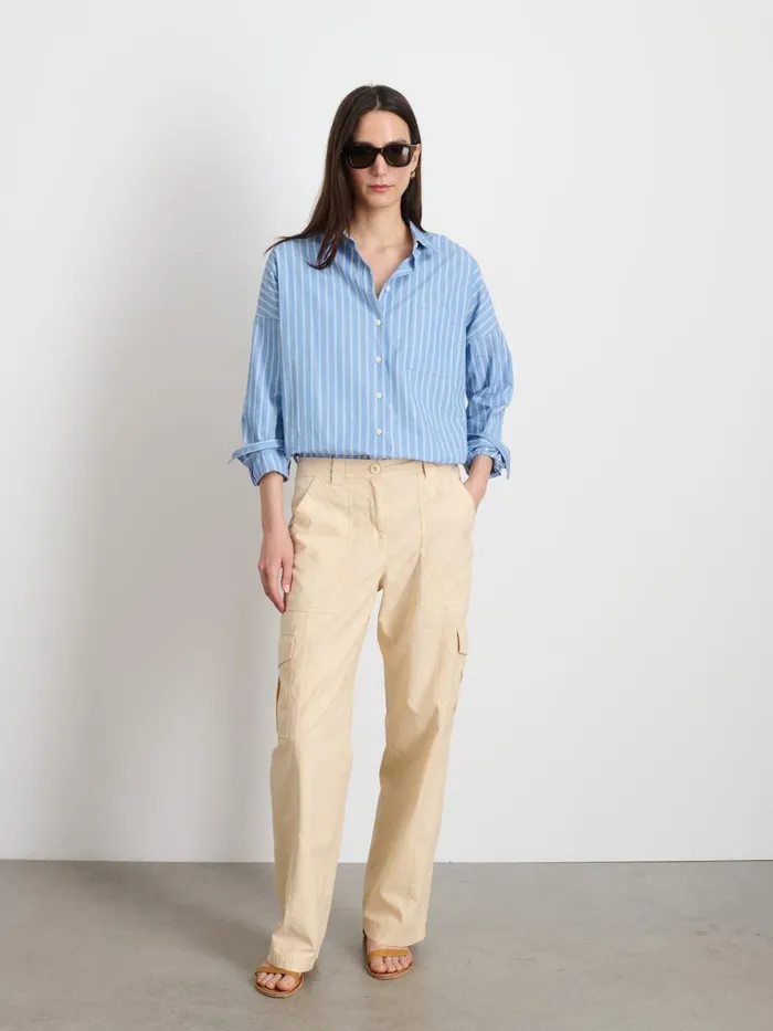 Alex Mill Pants Women Ivy Cargo Pant Light Bone