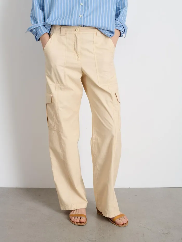 Alex Mill Pants Women Ivy Cargo Pant Light Bone