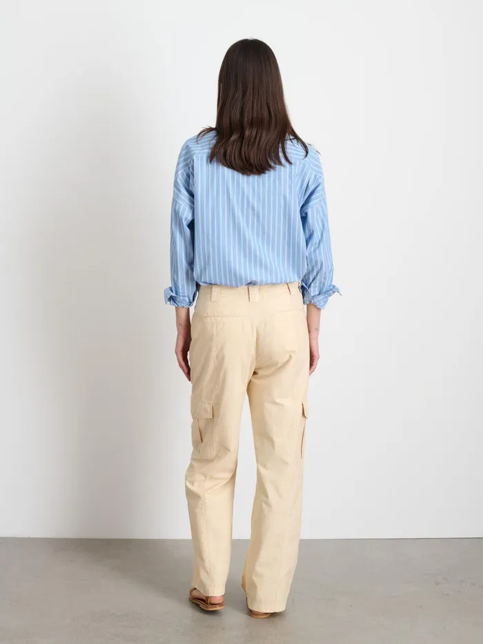 Alex Mill Pants Women Ivy Cargo Pant Light Bone