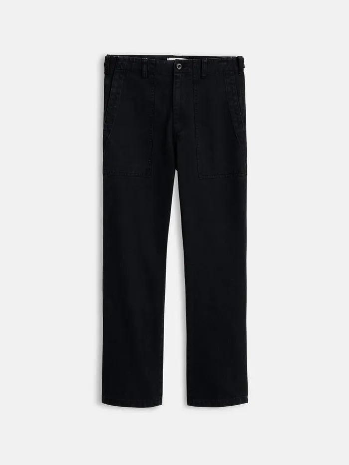Alex Mill Pants Women Neil Pant In Herringbone Washed Black
