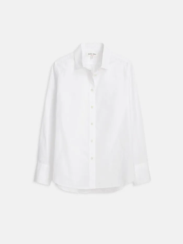 Alex Mill Shirts Tops Women Val Shirt In Poplin White