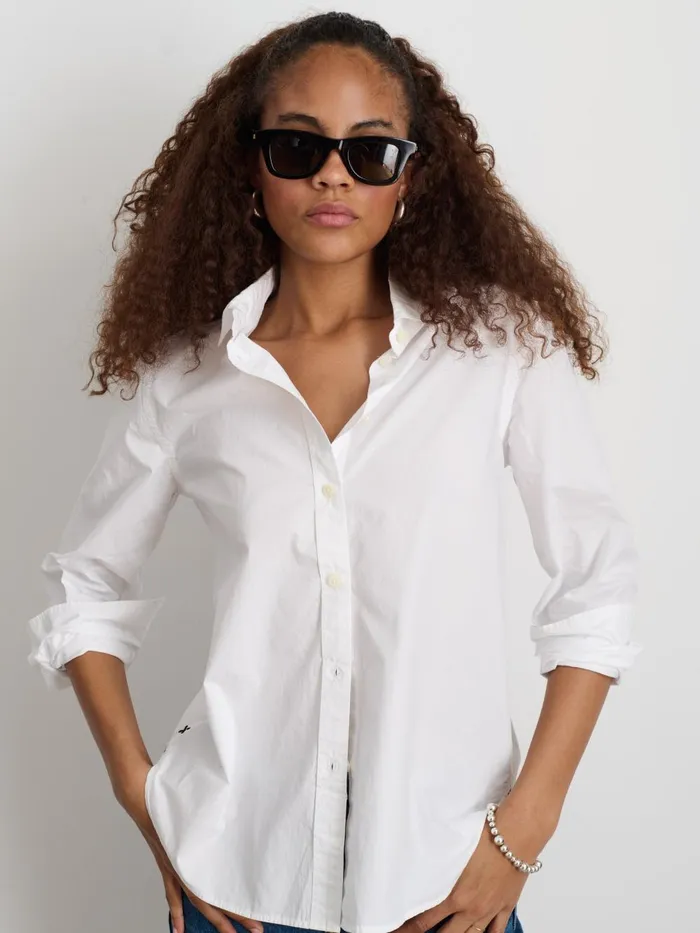 Alex Mill Shirts Tops Women Val Shirt In Poplin White