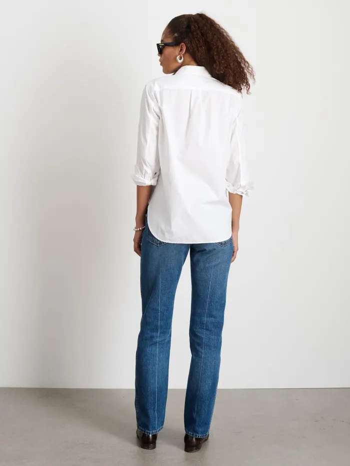 Alex Mill Shirts Tops Women Val Shirt In Poplin White