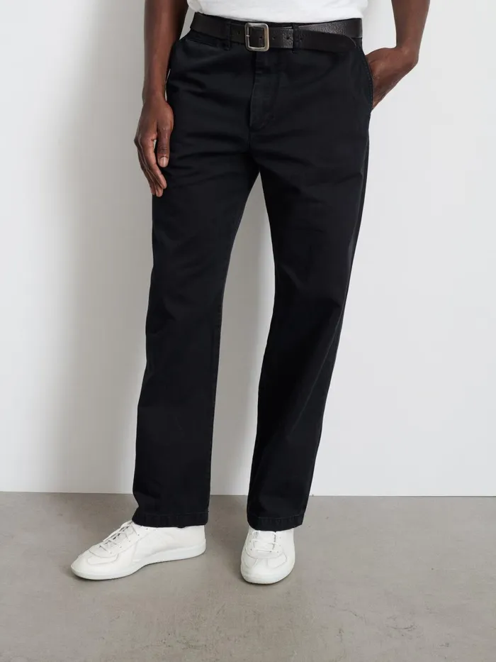 Alex Mill Suiting Blazers Men Long Inseam Straight Leg Pant In Vintage Washed Chino Washed Black