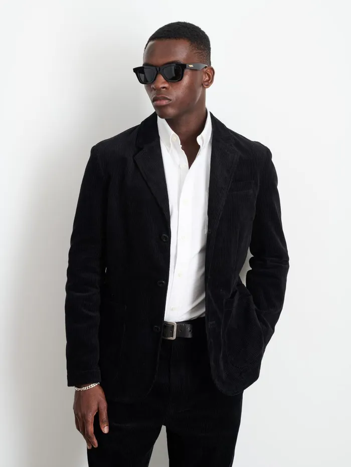 Alex Mill Suiting Blazers Men Mill Blazer In Corduroy Black Alex Mill Suiting Blazers Men Mill Blazer In Corduroy Black