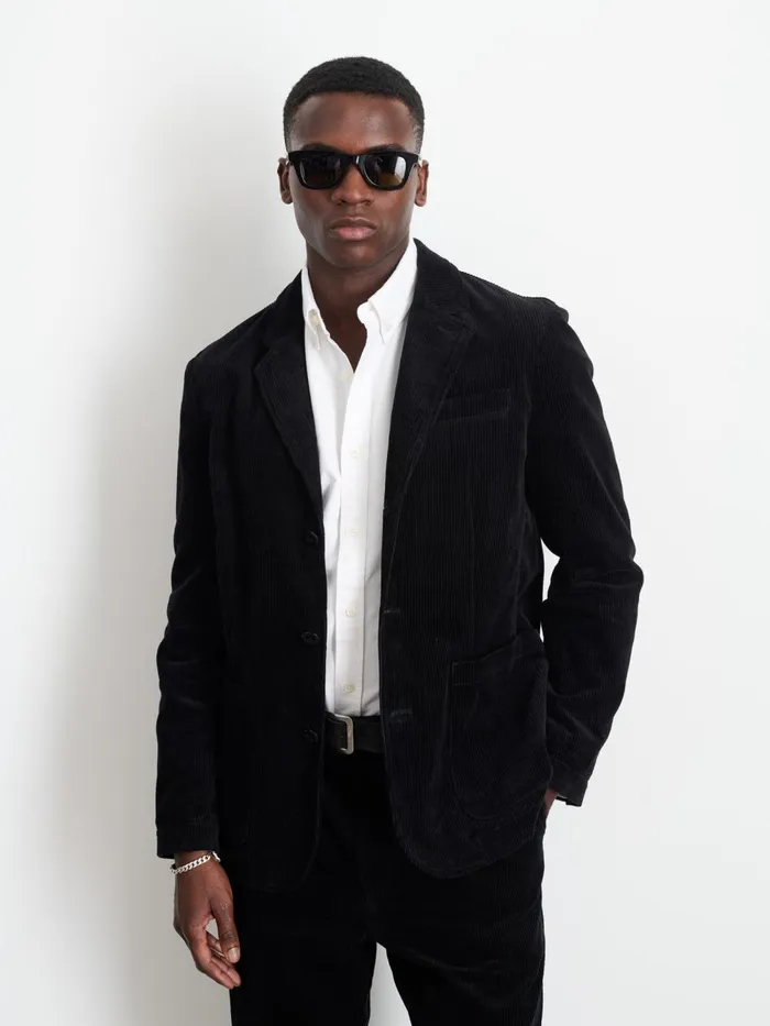 Alex Mill Suiting Blazers Men Mill Blazer In Corduroy Black Alex Mill Suiting Blazers Men Mill Blazer In Corduroy Black