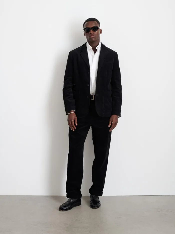 Alex Mill Suiting Blazers Men Mill Blazer In Corduroy Black Alex Mill Suiting Blazers Men Mill Blazer In Corduroy Black