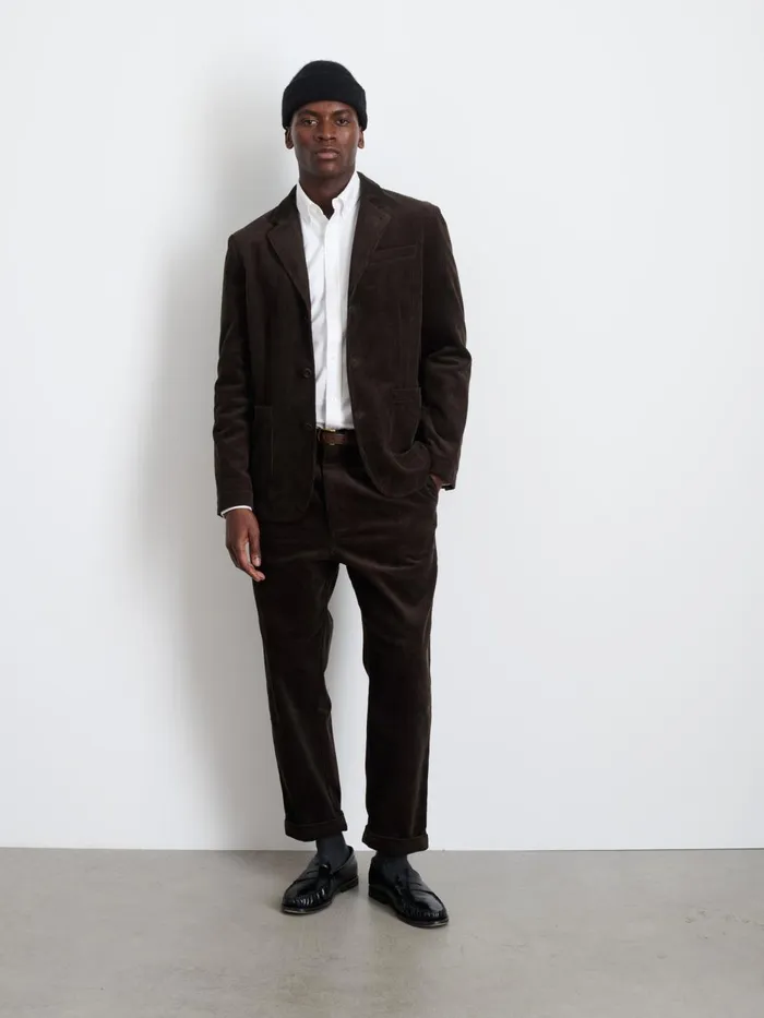 Alex Mill Suiting Blazers Men Mill Blazer In Corduroy Chocolate Alex Mill Suiting Blazers Men Mill Blazer In Corduroy Chocolate