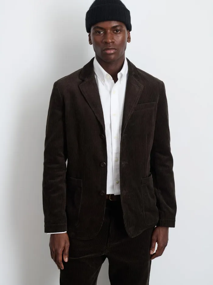 Alex Mill Suiting Blazers Men Mill Blazer In Corduroy Chocolate Alex Mill Suiting Blazers Men Mill Blazer In Corduroy Chocolate