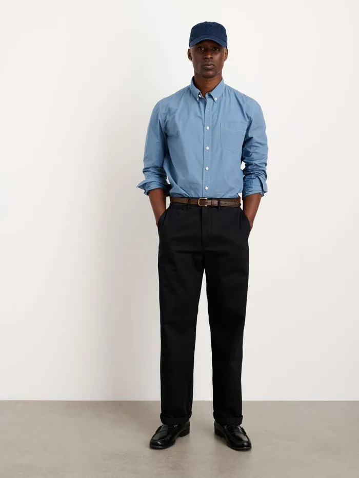 Alex Mill Suiting Blazers Men Straight Leg Pant In Vintage Washed Chino Washed Black