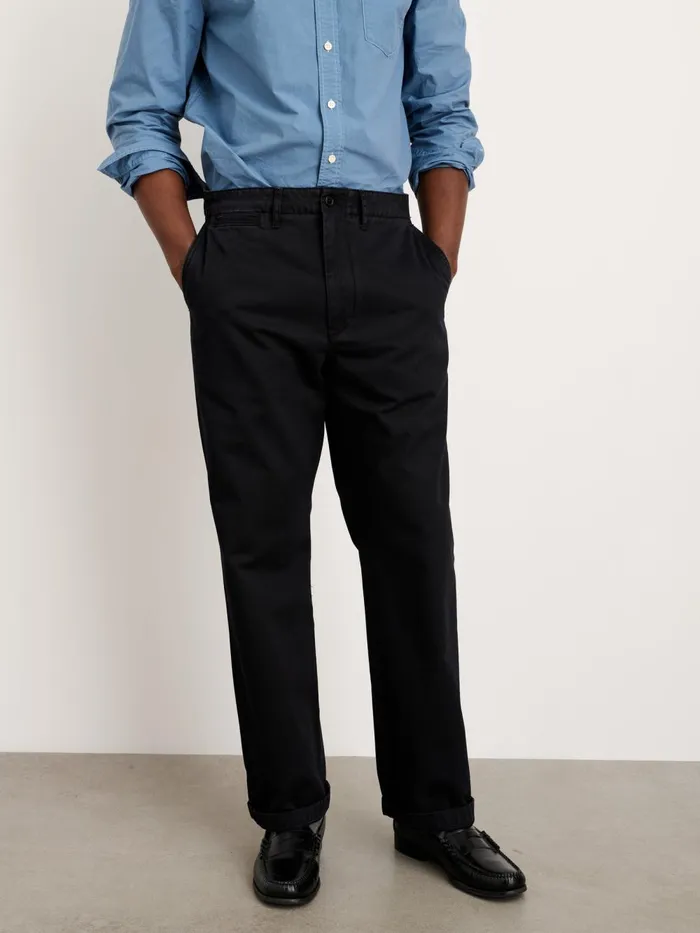 Alex Mill Suiting Blazers Men Straight Leg Pant In Vintage Washed Chino Washed Black