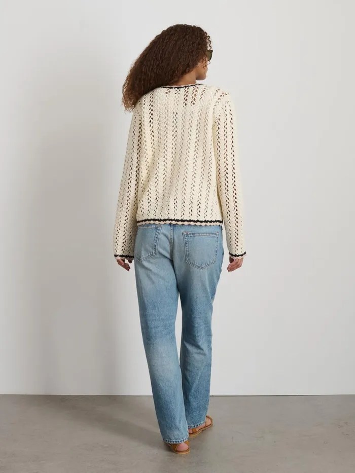 Alex Mill Sweaters Women Ella HandCrochet Cardigan