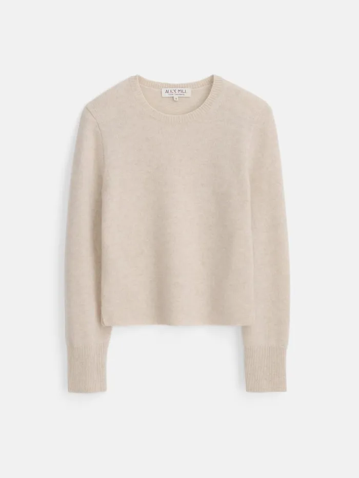 Alex Mill Sweaters Women Lana Sweater In Cashmere Heather Ecru