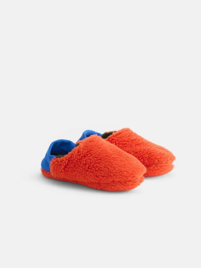 Alex Mill Women Sherpa House Shoes Orange