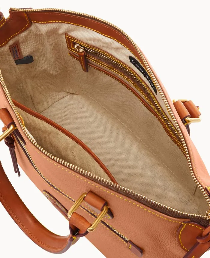 All Weather Leather 30 Domed Satchel 30 Caramel Woman Dooney and Bourke Satchels All Weather Leather 30 Domed Satchel 30 Caramel Woman Dooney and Bourke Satchels