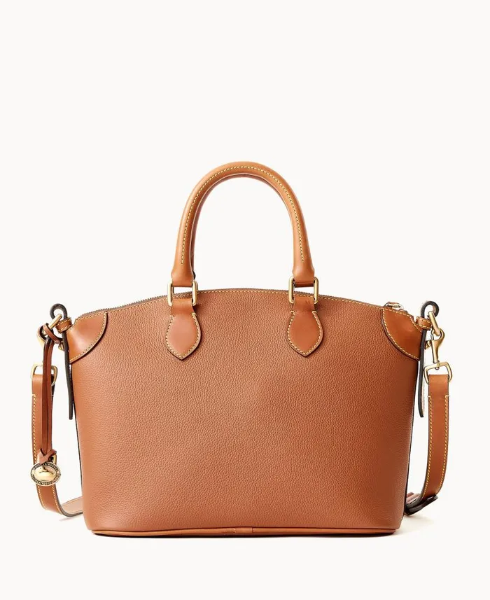All Weather Leather 30 Domed Satchel 30 Caramel Woman Dooney and Bourke Satchels All Weather Leather 30 Domed Satchel 30 Caramel Woman Dooney and Bourke Satchels