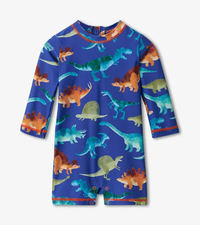 Baby Boys Dino Park OnePiece Rashguard Hatley