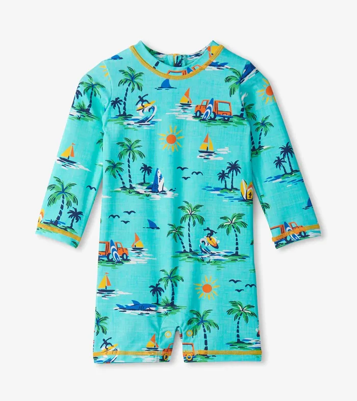 Baby Boys Vintage Holiday OnePiece Rashguard Hatley