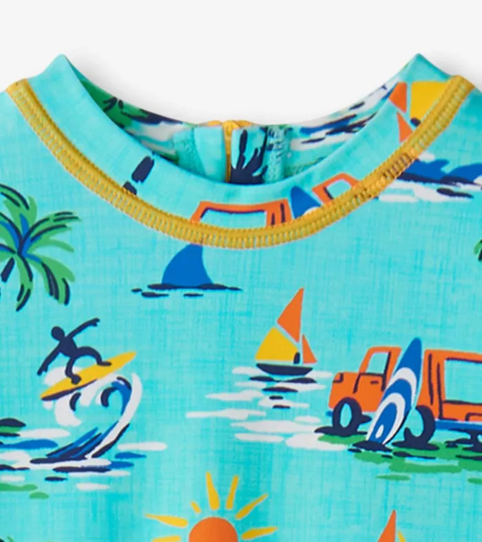 Baby Boys Vintage Holiday OnePiece Rashguard Hatley