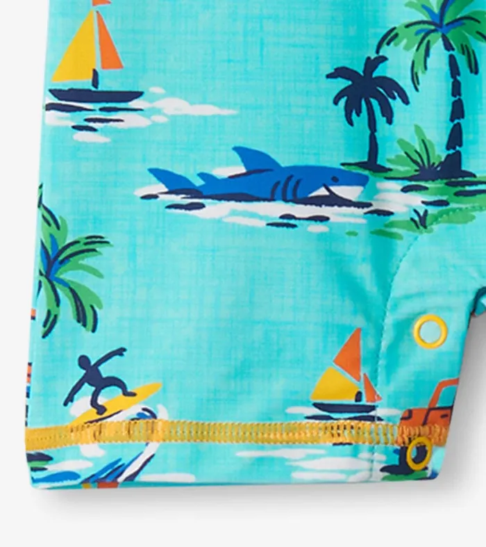 Baby Boys Vintage Holiday OnePiece Rashguard Hatley