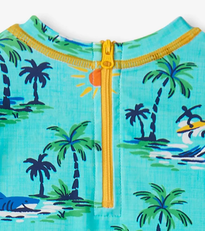 Baby Boys Vintage Holiday OnePiece Rashguard Hatley