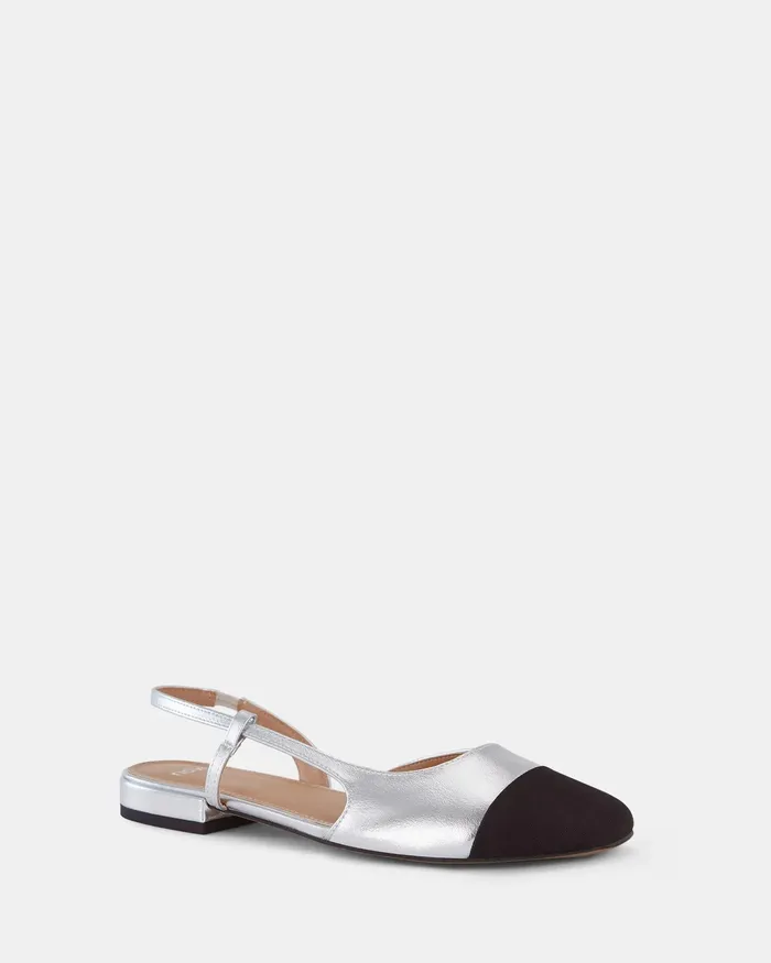 Ballet Flats Women NOVO Shoes CLASSIC SILVER Ballet Flats