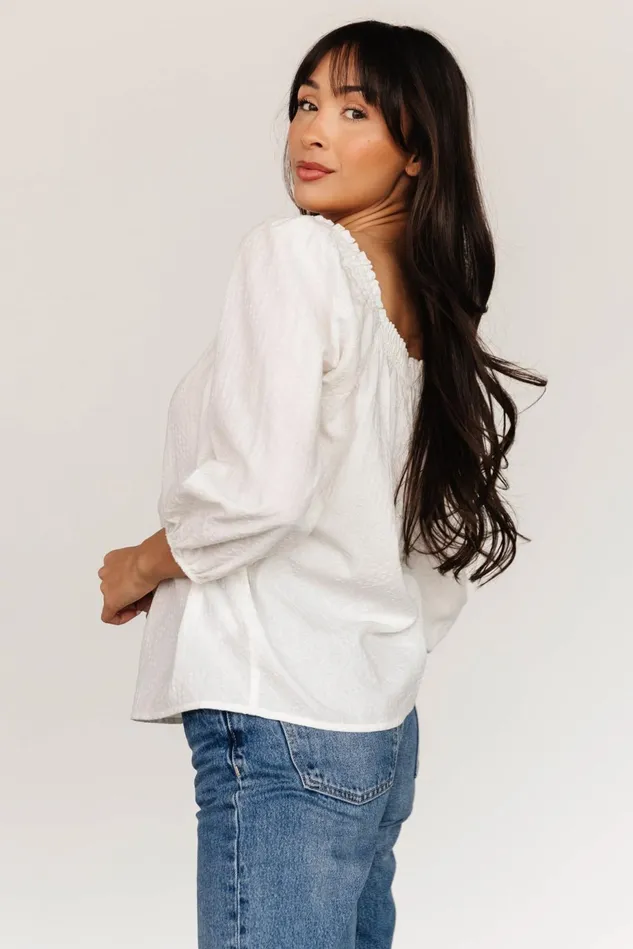 Baltic Born Blouses Shirts Women Aya Woven Top Off White