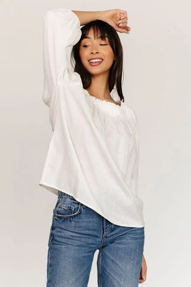 Baltic Born Blouses Shirts Women Aya Woven Top Off White