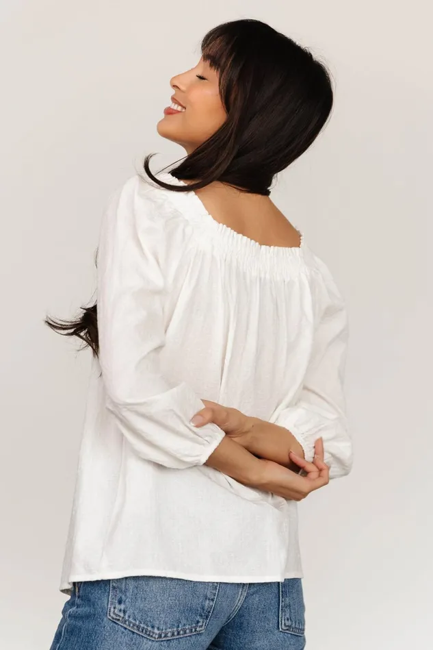 Baltic Born Blouses Shirts Women Aya Woven Top Off White
