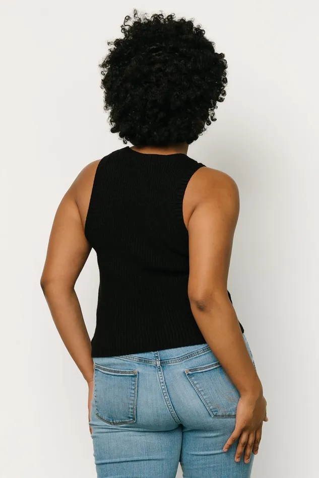 Baltic Born Blouses Shirts Women Cruz Knit Tank Top Black
