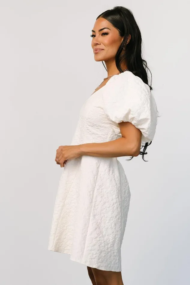 Baltic Born Bridal Women Eulalie Mini Dress Cream Baltic Born Bridal Women Eulalie Mini Dress Cream