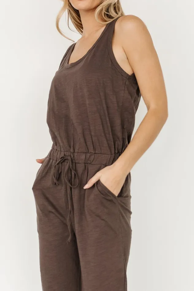 Baltic Born Cardigans Women Janae Jumpsuit Cardigan Set Mocha