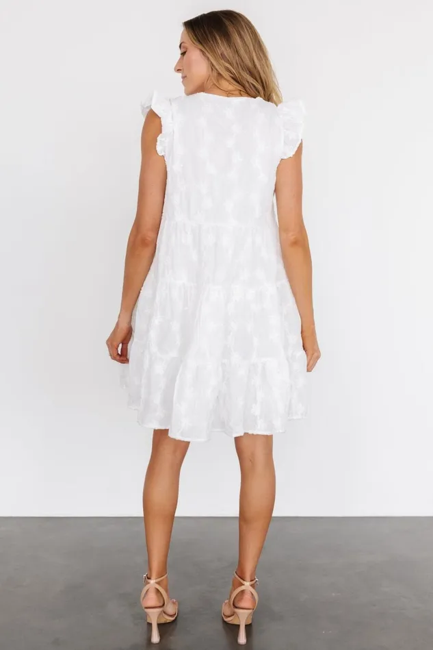 Baltic Born Cover Ups Women Kayla Button Up Short Dress Off White Baltic Born Cover Ups Women Kayla Button Up Short Dress Off White