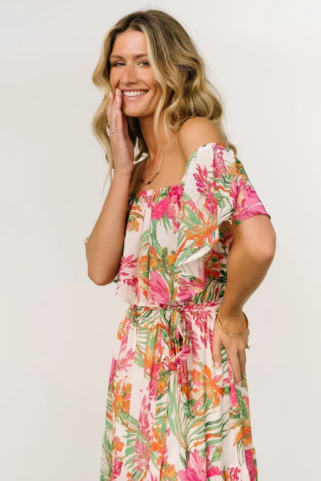 Baltic Born Maxi Dresses Women Lahaina Off Shoulder Maxi Dress Multi Baltic Born Maxi Dresses Women Lahaina Off Shoulder Maxi Dress Multi