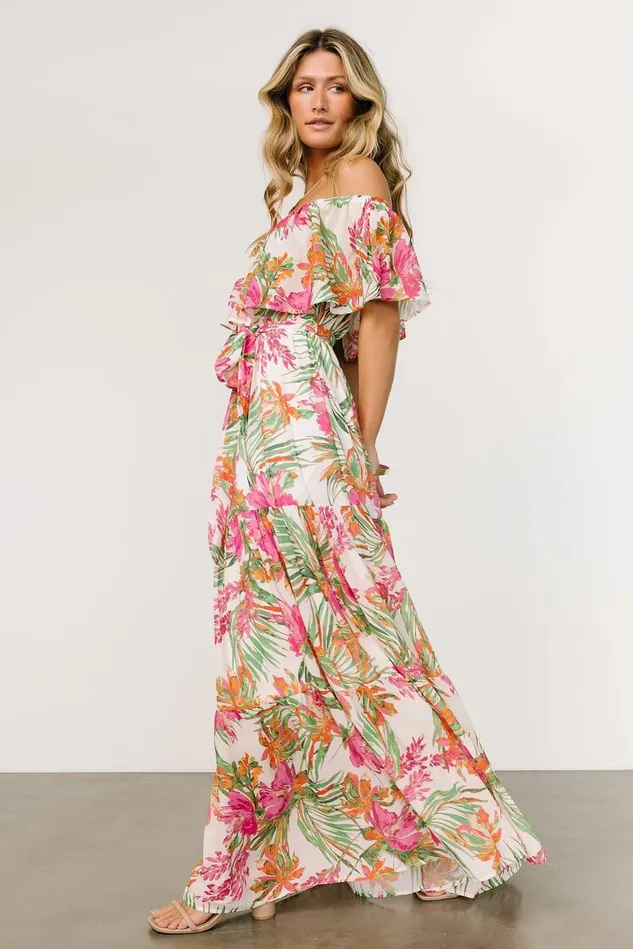 Baltic Born Maxi Dresses Women Lahaina Off Shoulder Maxi Dress Multi Baltic Born Maxi Dresses Women Lahaina Off Shoulder Maxi Dress Multi