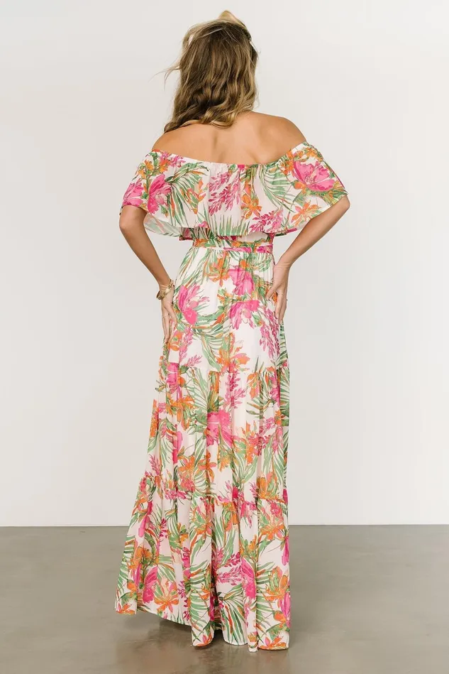 Baltic Born Maxi Dresses Women Lahaina Off Shoulder Maxi Dress Multi Baltic Born Maxi Dresses Women Lahaina Off Shoulder Maxi Dress Multi