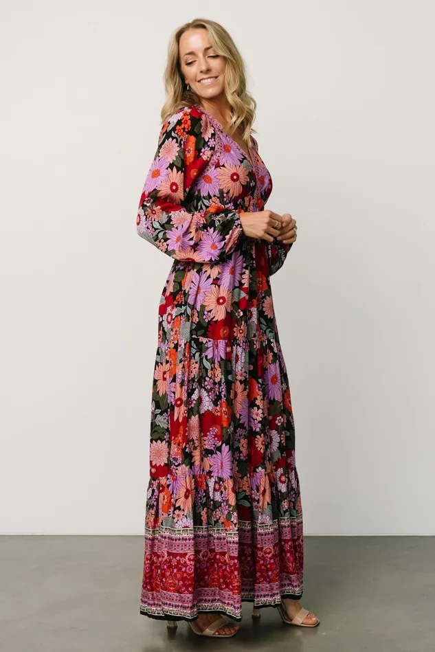 Baltic Born Maxi Dresses Women Malena Maxi Dress Black Multi