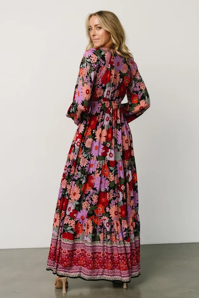Baltic Born Maxi Dresses Women Malena Maxi Dress Black Multi