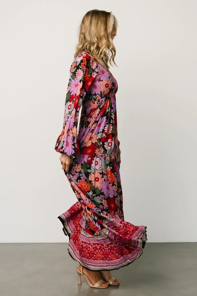 Baltic Born Maxi Dresses Women Malena Maxi Dress Black Multi