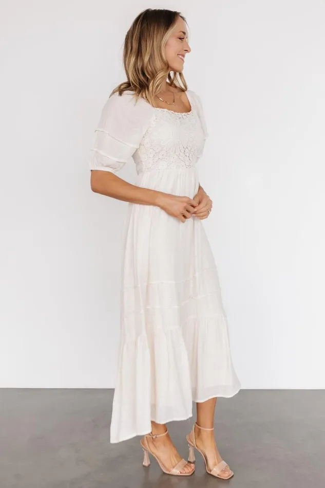 Baltic Born Midi Dresses Women Archer Boho Dress Beige Baltic Born Midi Dresses Women Archer Boho Dress Beige