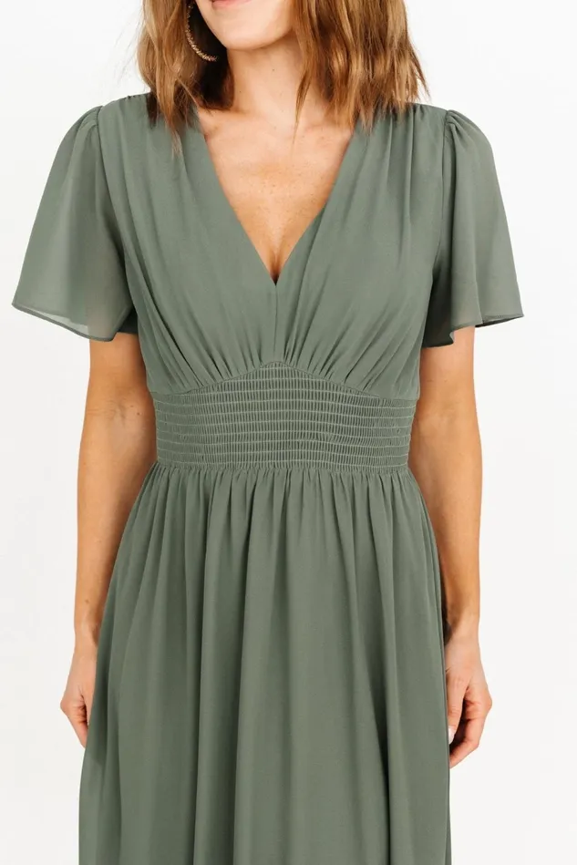Baltic Born Mother Of The Bride Women Birdie Maxi Dress Dark Sage Baltic Born Mother Of The Bride Women Birdie Maxi Dress Dark Sage