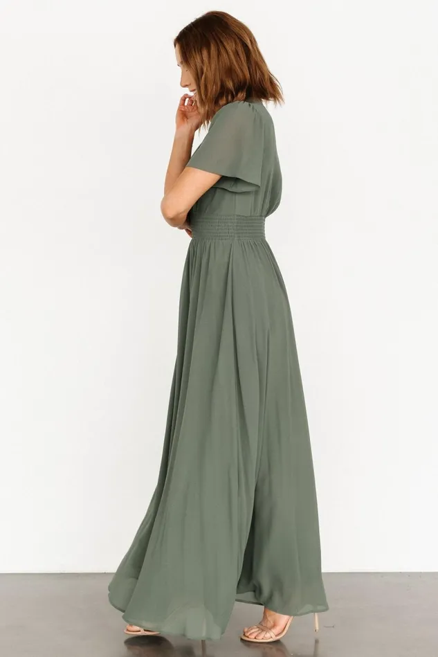 Baltic Born Mother Of The Bride Women Birdie Maxi Dress Dark Sage Baltic Born Mother Of The Bride Women Birdie Maxi Dress Dark Sage