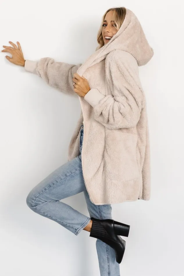 Baltic Born Outerwear Women Melrose Teddy Jacket Oatmeal Baltic Born Outerwear Women Melrose Teddy Jacket Oatmeal