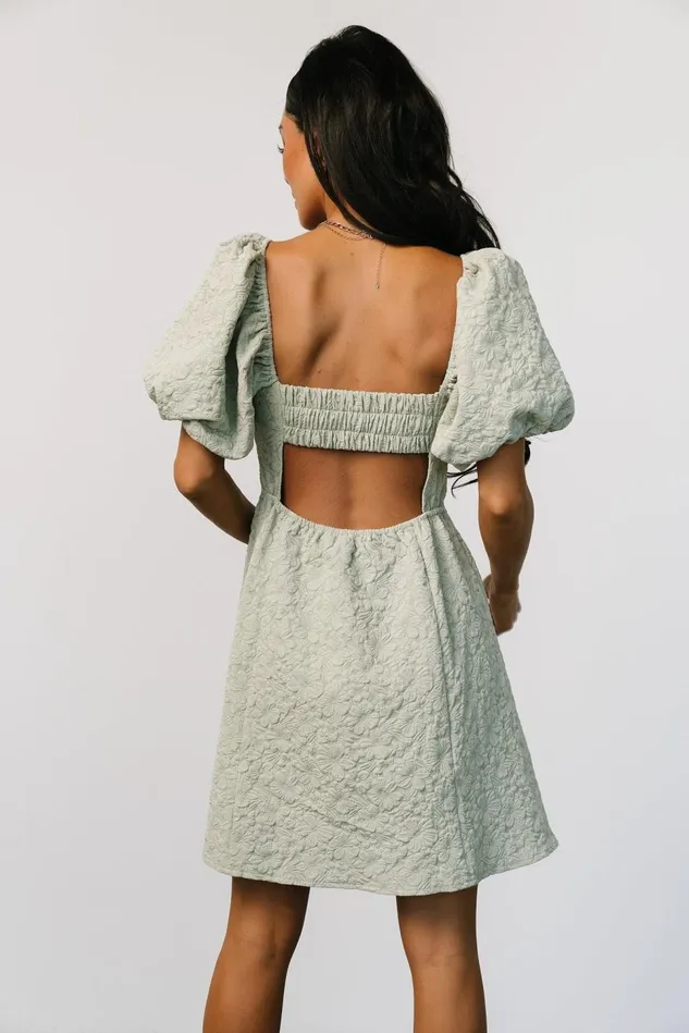 Baltic Born Short Dresses Women Eulalie Mini Dress Sage Baltic Born Short Dresses Women Eulalie Mini Dress Sage